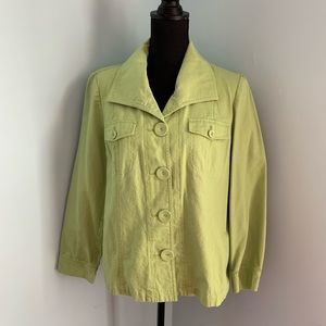 Additions by Chicos cotton jacket size 2